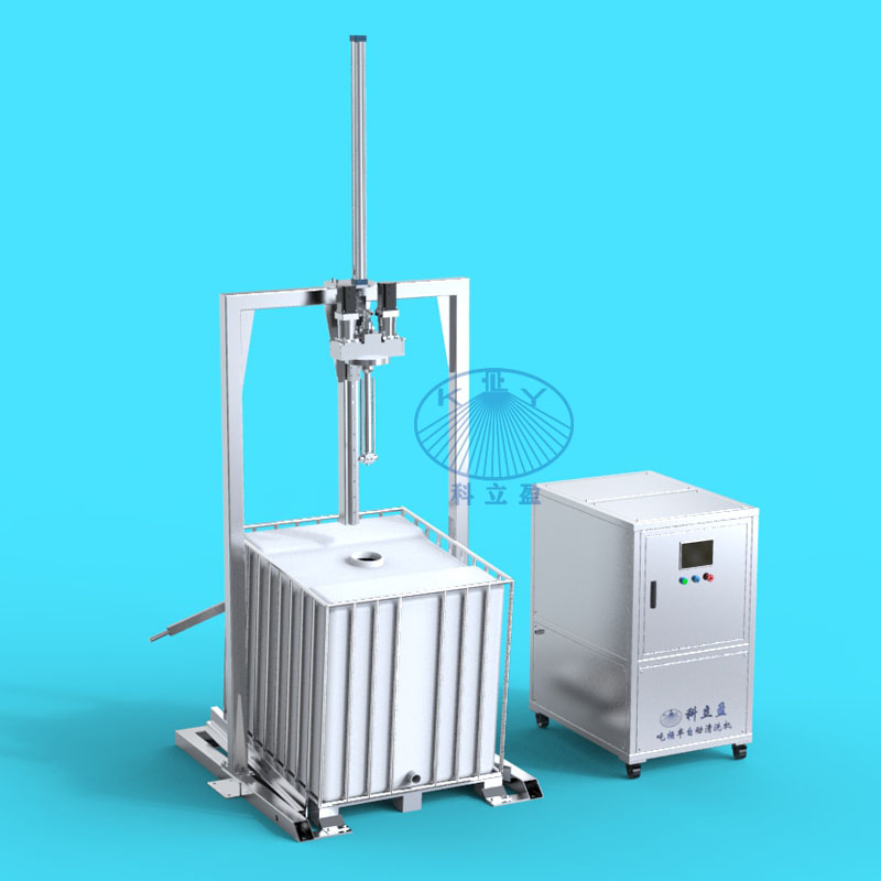 Semi-automatic IBC tank cleaning system, ibc tote c